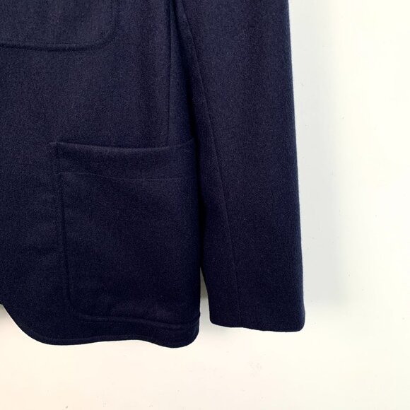 Hermès Mens Wool Blazer Jacket Size 33 Navy Blue Made In Italy - Picture 4 of 8